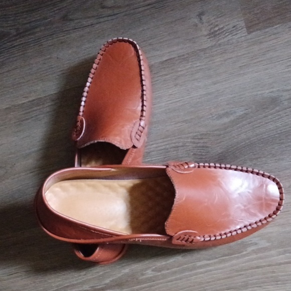 🐾Men's Brown/red Loafers - Picture 4 of 4